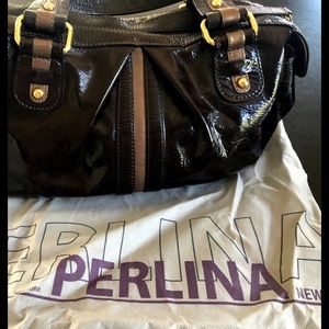 Perlina of New York Patent Leather bag